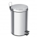 Lixeira Brasil com Pedal em Aço Inox 12L 