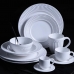 Aparelho de Jantar Roma Branco 30 Peças