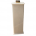 Porta Escova Elegance Travertino em Acrílico 21cm
