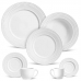 Aparelho de Jantar Roma Branco 42 Peças