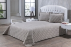 Colcha Ultrassônica Sicilia King Kaki 2,80x2,60cm 