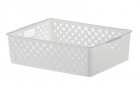 Cesto Organizador Quadratta Branco 27x21x8cm