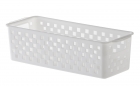 Cesto Organizador Quadratta Branco 27x11x8cm