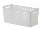Cesto Organizador Quadratta Branco 27x12x12cm